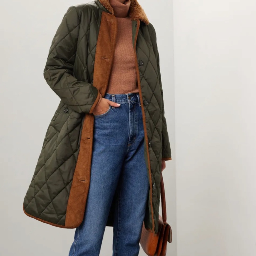 Ladies Barbour Mulgrave Quilted Coat Green